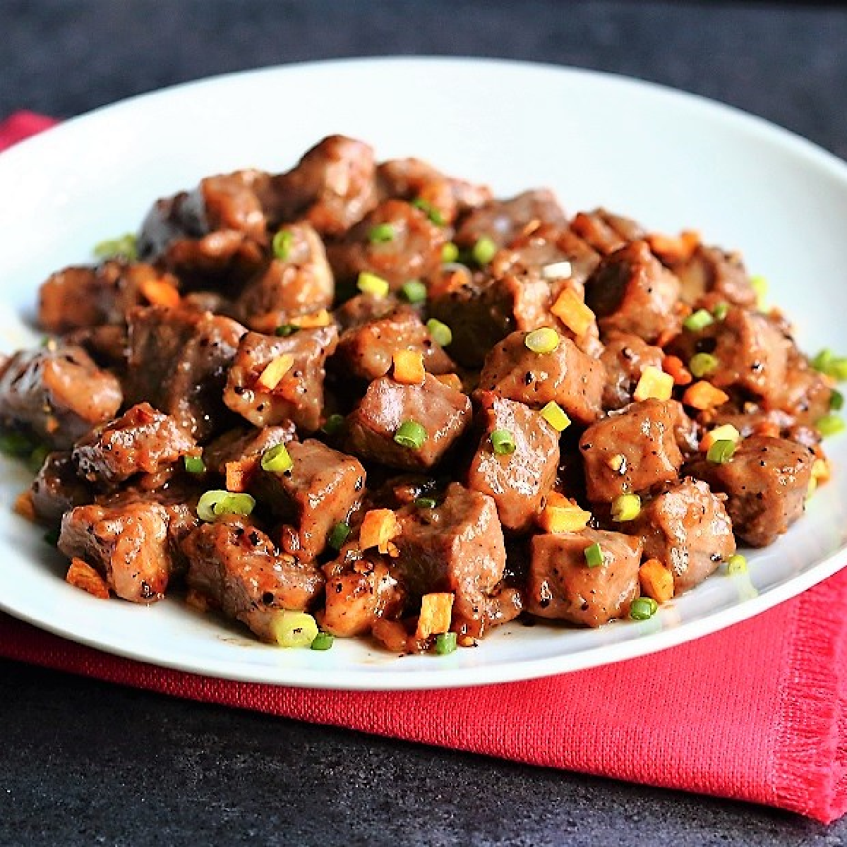 美國牛柳粒 (黑椒味) 300g