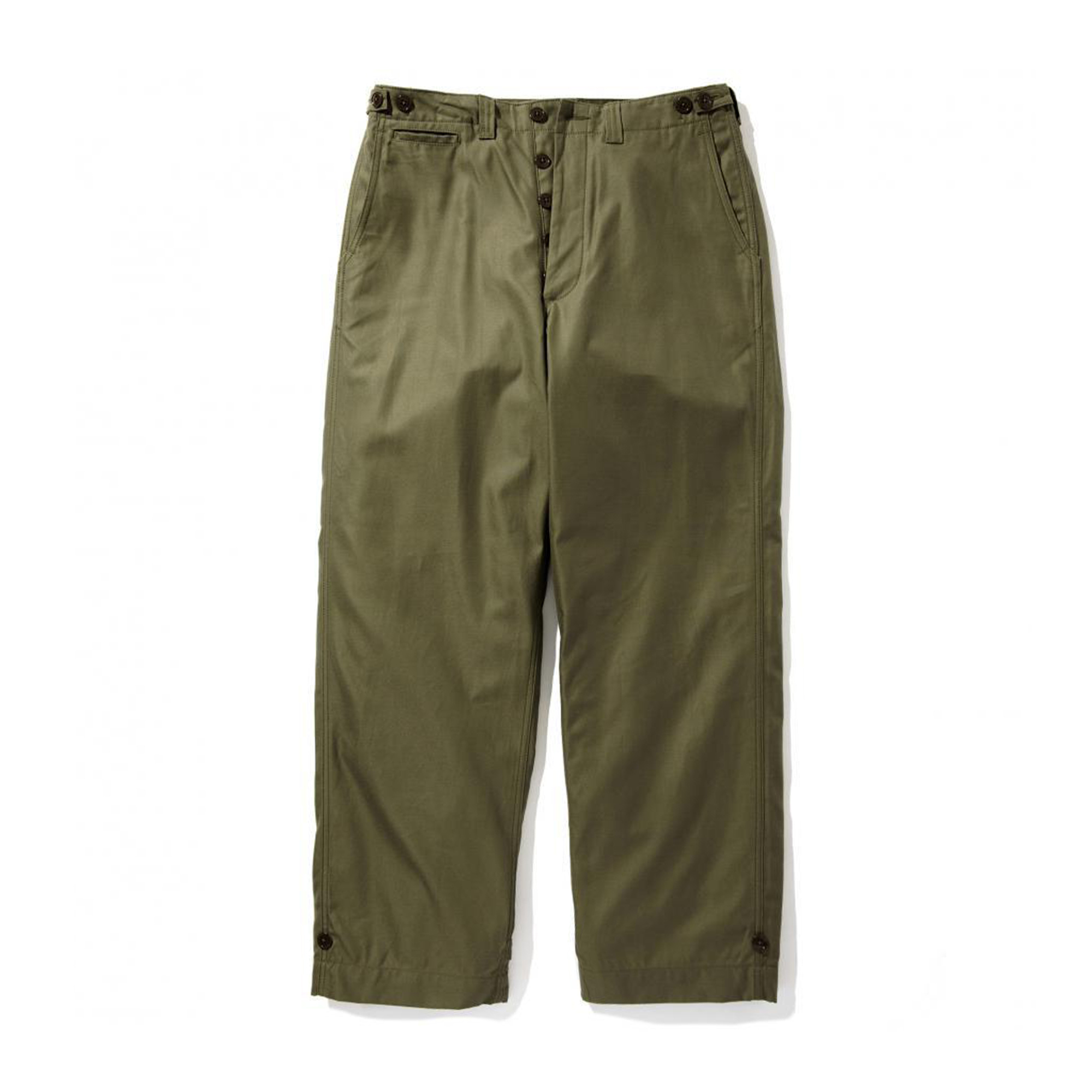 The Real McCoy's - Trousers, Field, Cotton, O.D. Olive