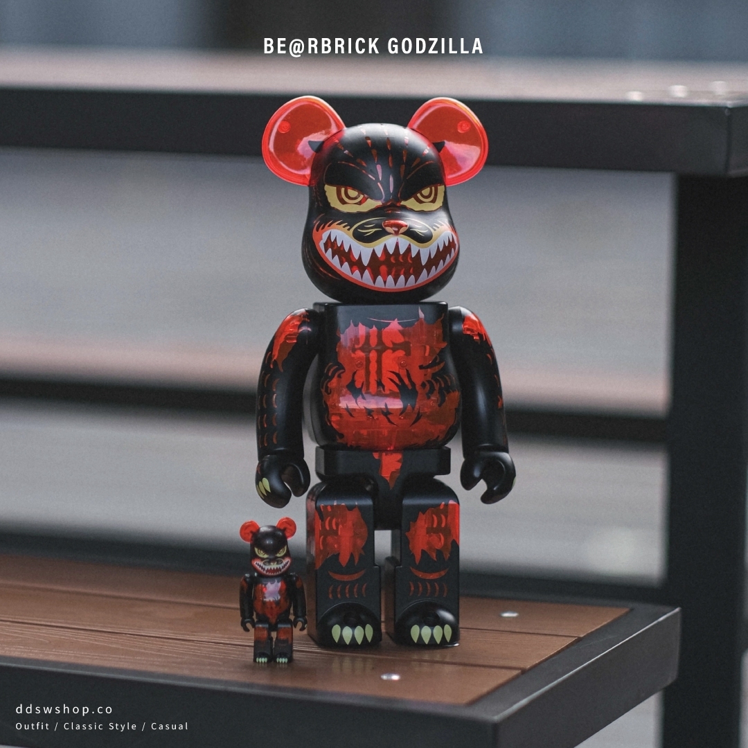BE@RBRICK Godzilla 500% 庫柏力克 熊 哥吉拉 黑色
