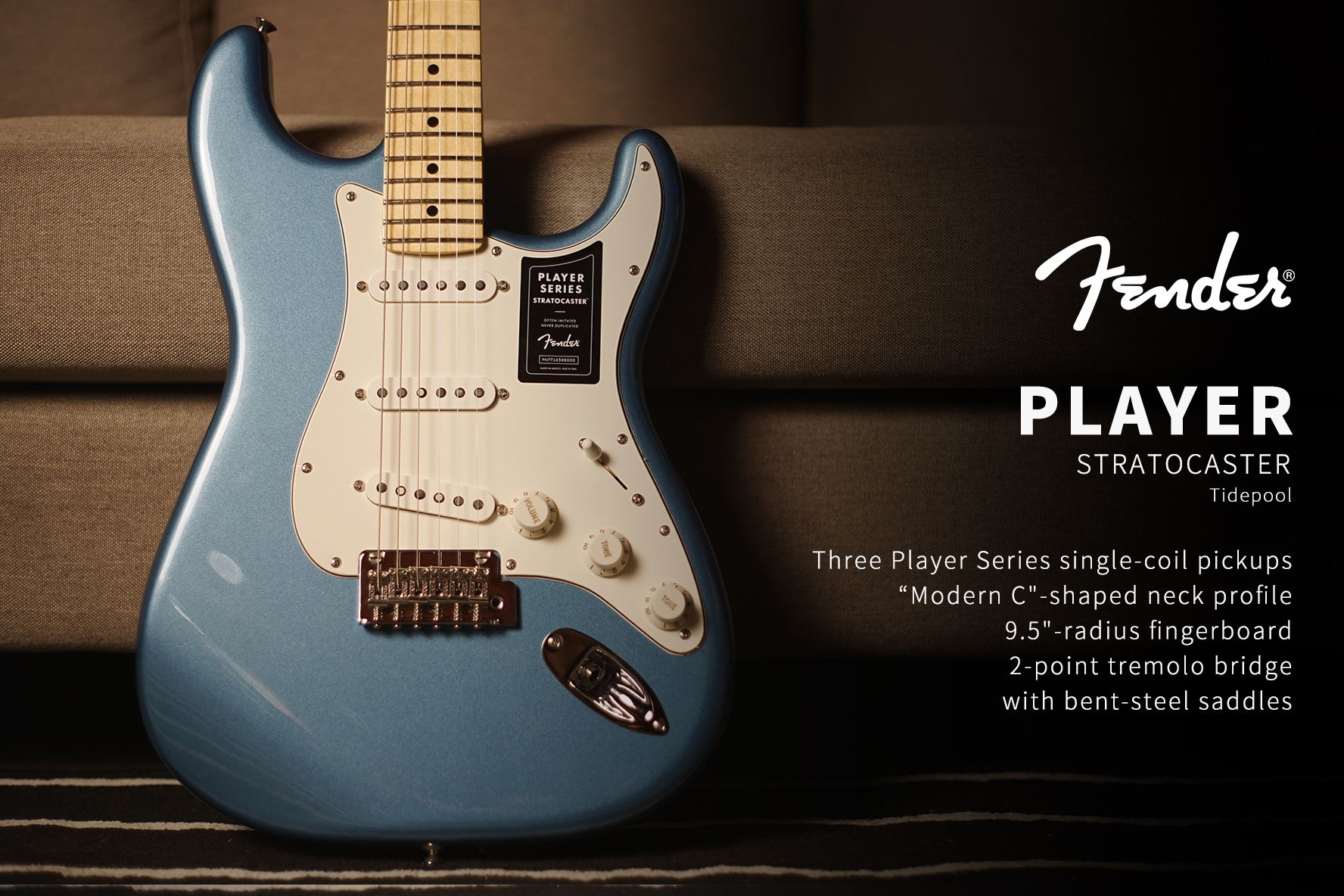 Fender Player Strat MN 單單單 楓木指板 電吉他