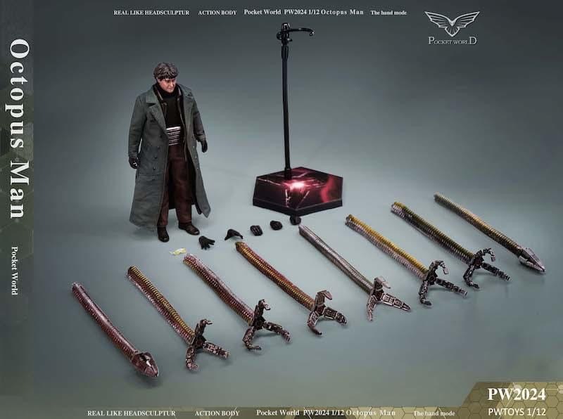 通販 クリスマスセール2025: 特集 1/12 Pre-order)PWTOYS Octopus (PW2024) PW2024. Man アメコミ