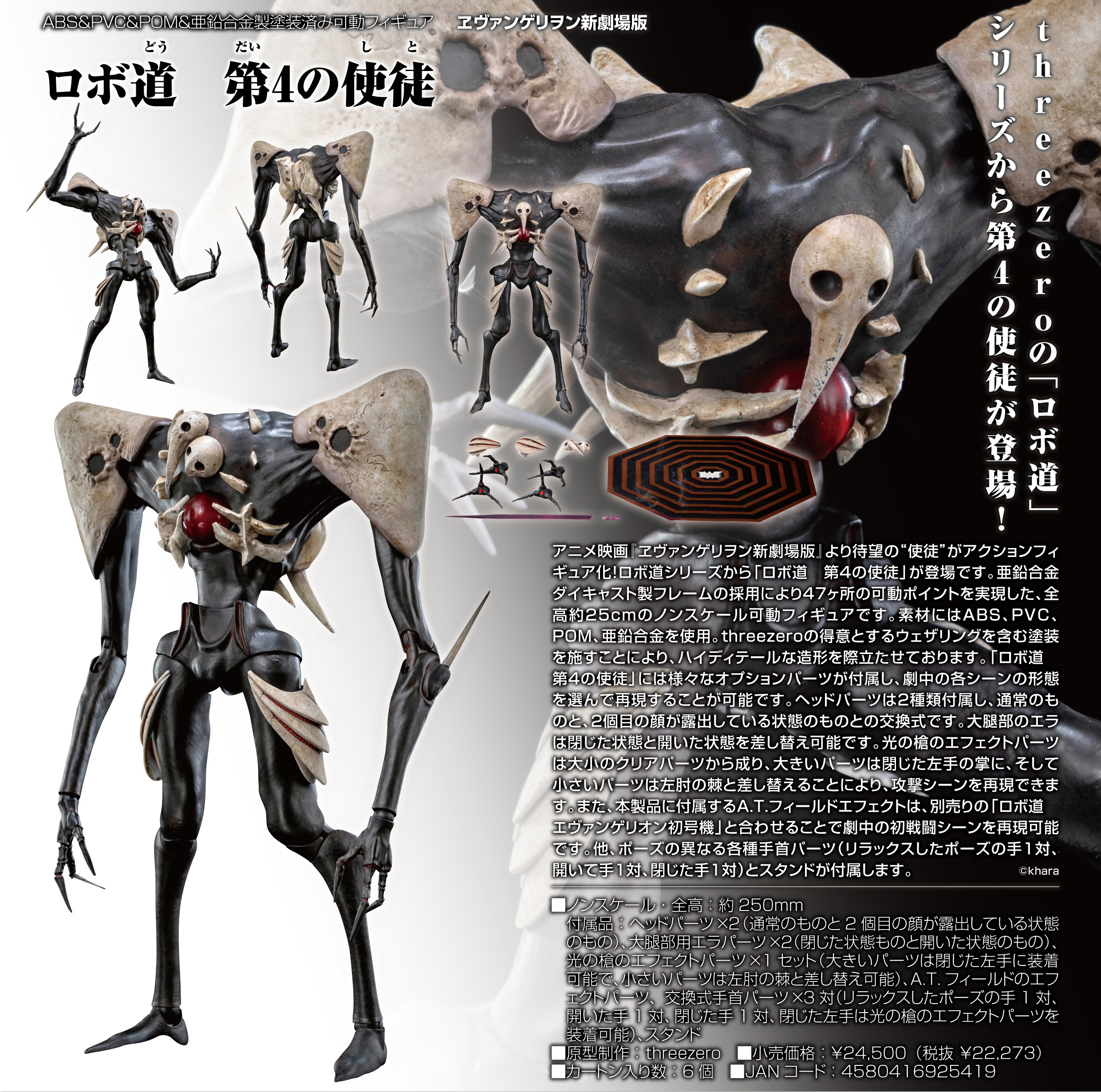 「ACG.GO」「預購」日版threezero 第4使徒 福音戰士新劇場版 Non-scale Figure