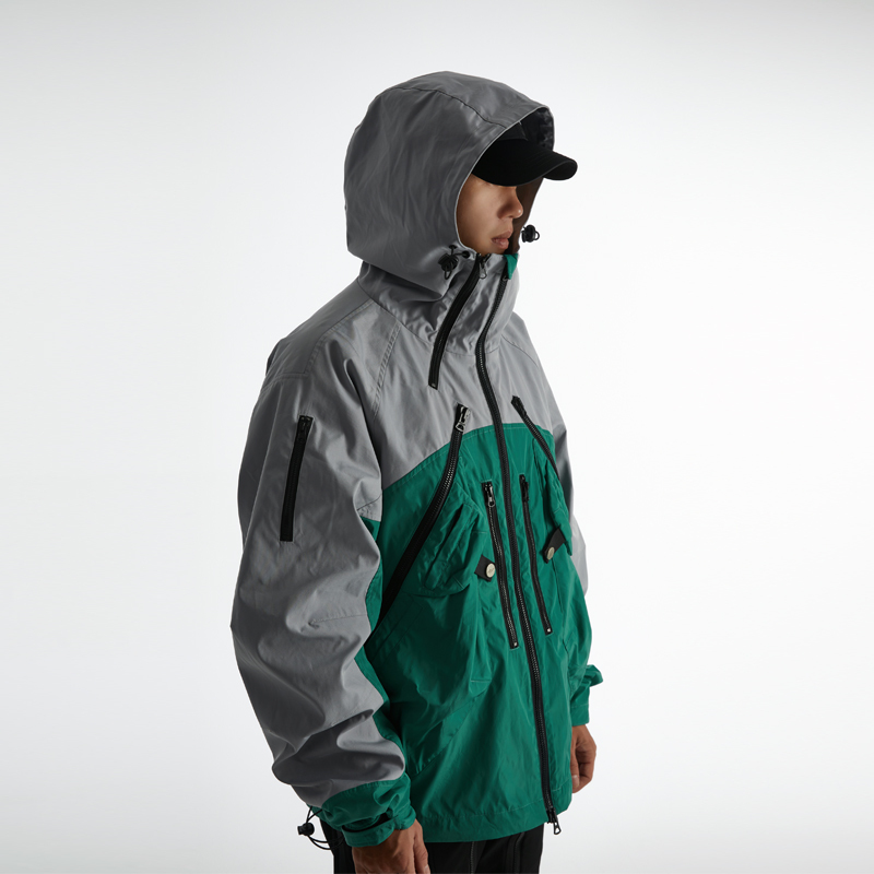 PUPILtravel 防水防風登山滑雪雙層連帽外套