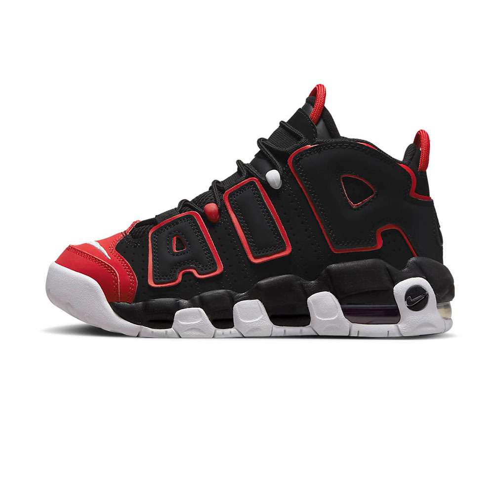Nike Air More Uptempo (GS) 大童 黑紅 大AIR 氣墊 休閒鞋 FB1344-001