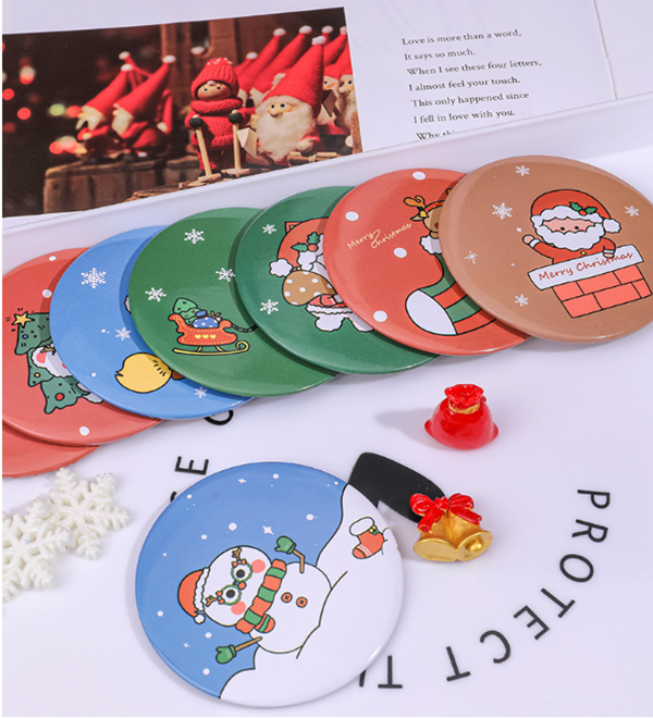 聖誕迷你小圓鏡子 A0383
