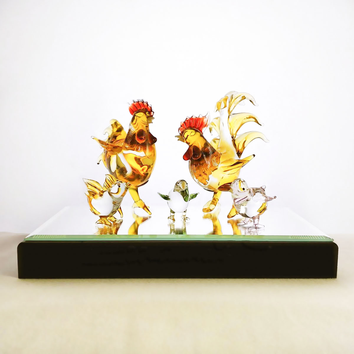 全家福鬥雞組(含木座)