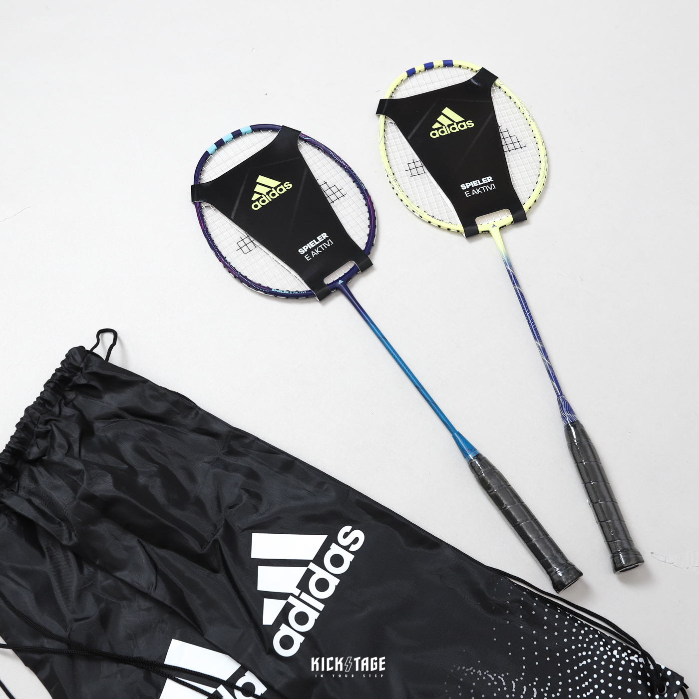 ADIDAS Spieler E Aktiv.1 羽球拍 羽毛球拍 附球拍袋 黃色【ME0019】藍色【ME0020】