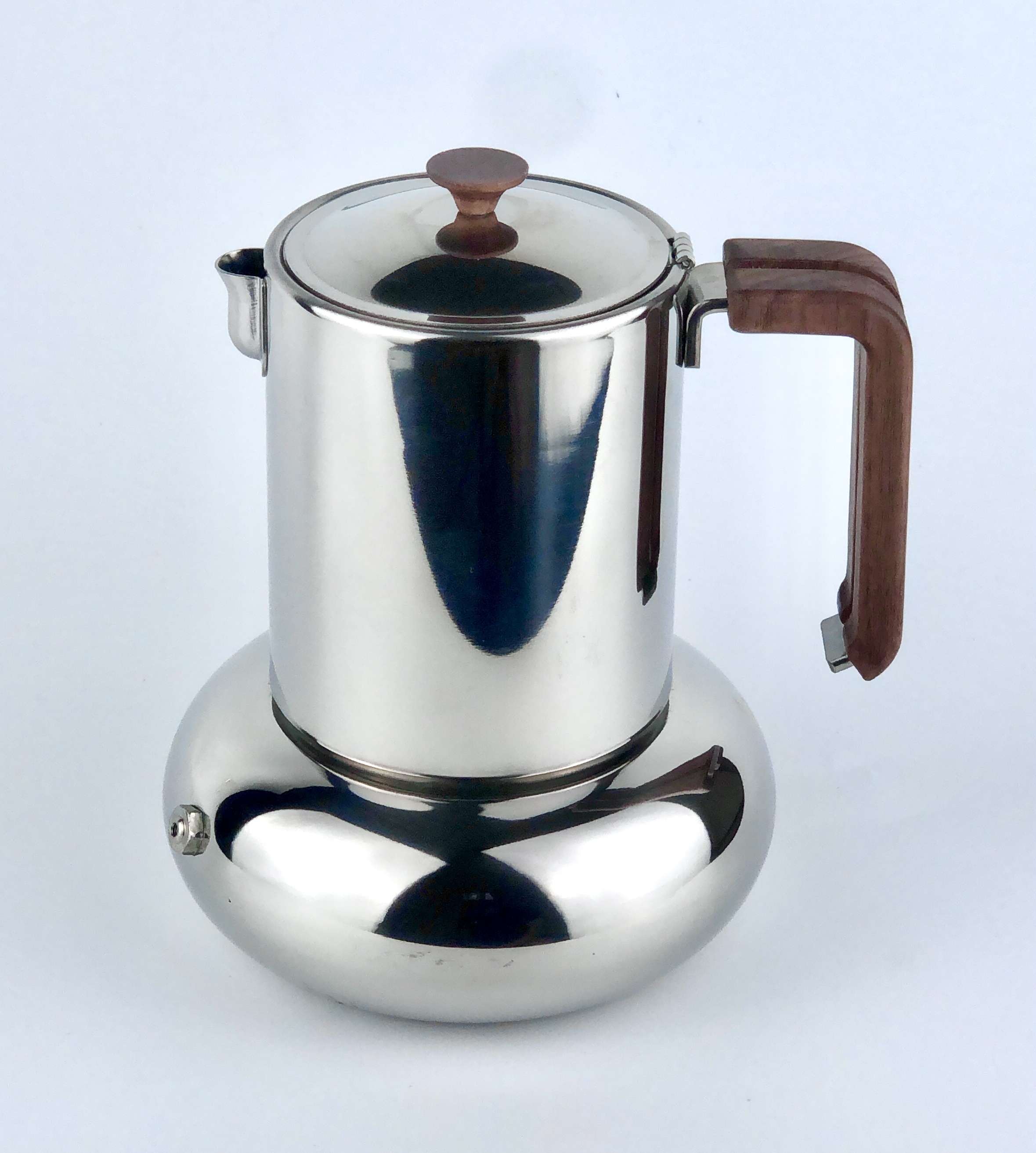 6人份義大利Lavazza principessa 黑胡桃木柄摩卡壺