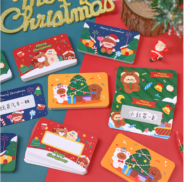 現貨區 聖誕刮刮卡 A1824