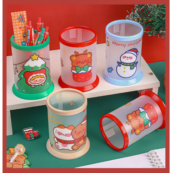 聖誕雪人筆筒 A1808