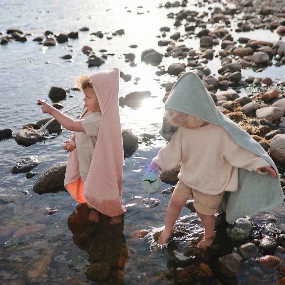 有機棉嬰兒連帽毛巾