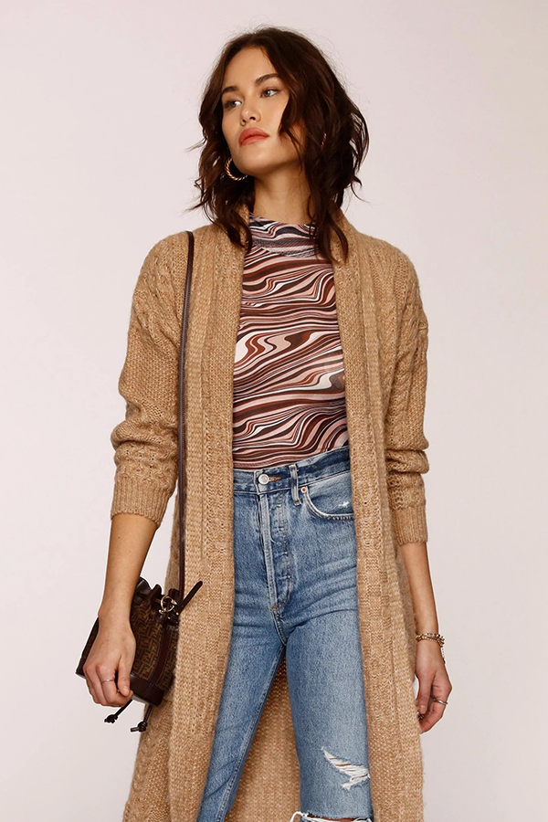 Heartloom - Plumeria 針織長版外套