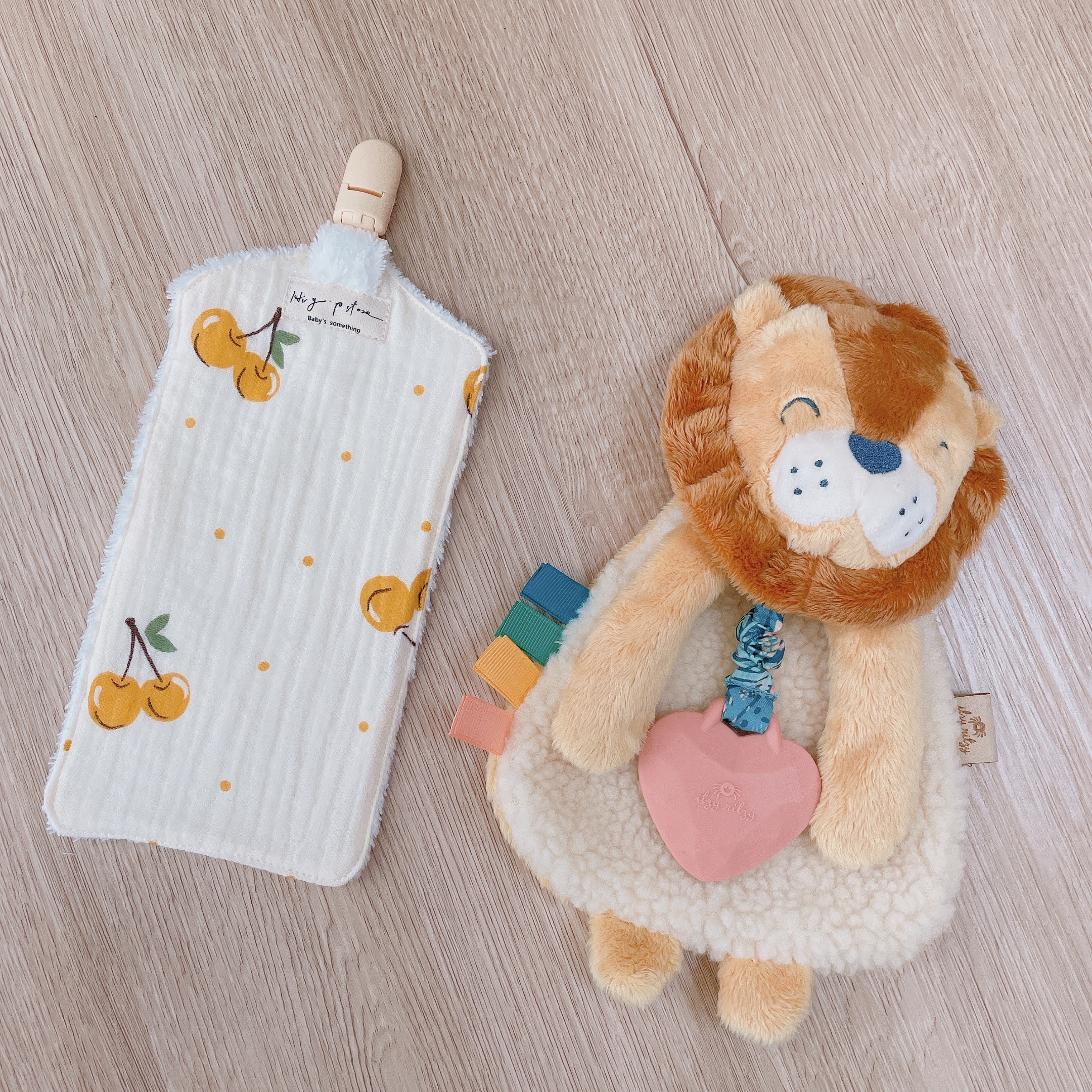 Hi Y.P store-手作手帕夾-點點櫻桃