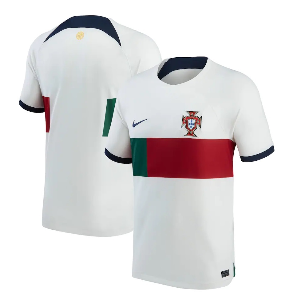 2022世界杯葡萄牙國家隊C朗拿度作客球迷版球衣
