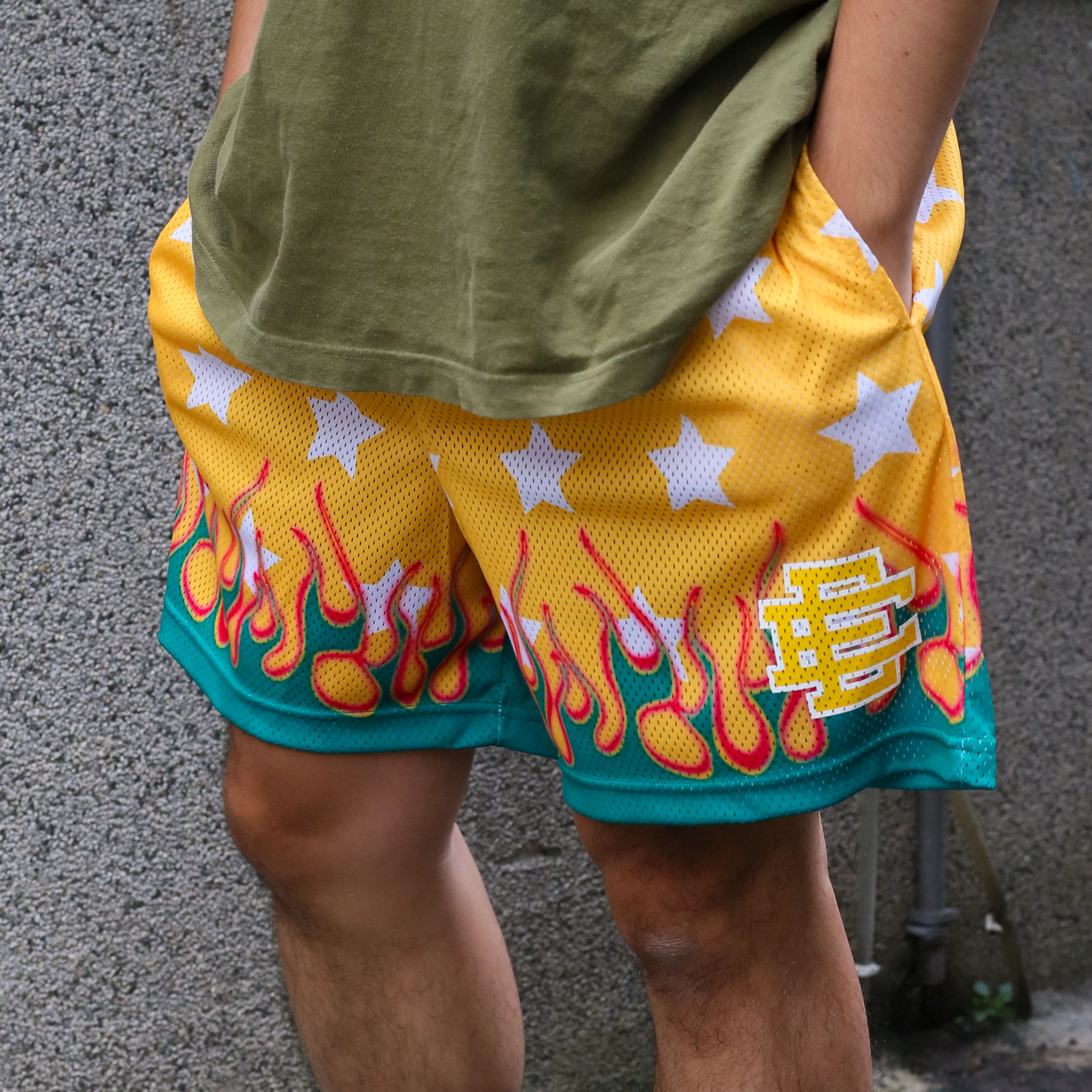 Eric Emanuel EE Basic Short Bolt 球褲 短褲 火焰 星星 閃電 EEBSMOSSBOLT EEBSREDFLAME EEBSYELLOWF