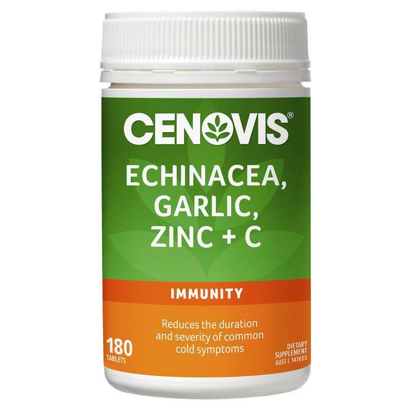 Cenovis Echinacea, Garlic, Zinc & C 紫錐菊，大蒜，鋅 & 維生素C x18