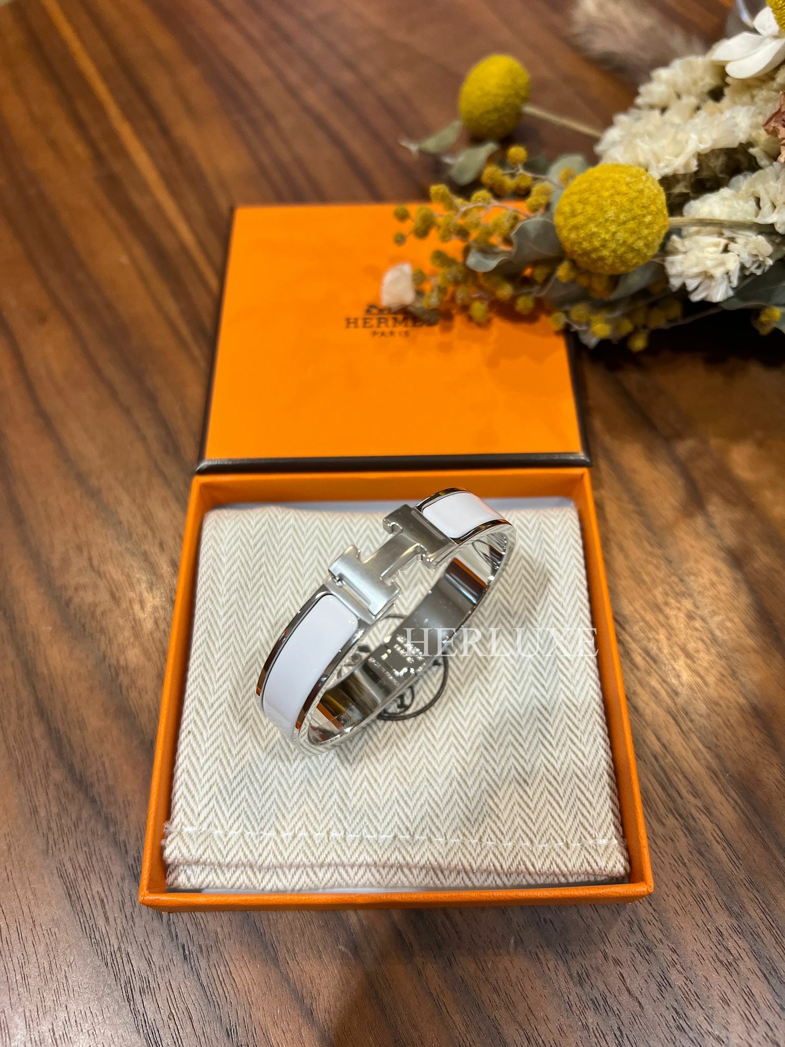 Clic H bracelet pm 01 blanc CK