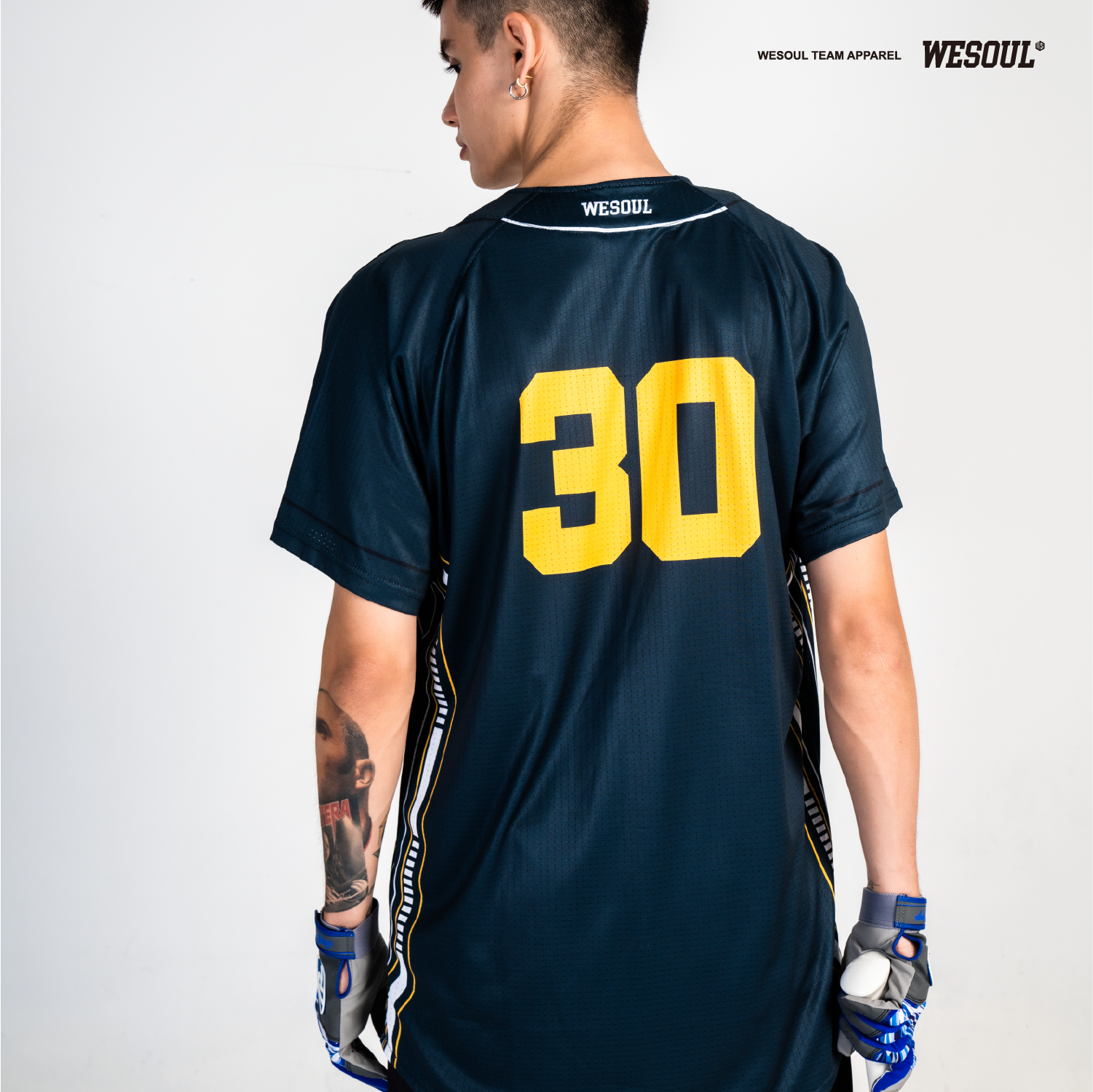 【WESOUL】WSB004 全客製棒壘球服（電磁脈衝）/ 客製隊徽，號碼，姓名不加價 / 球衣