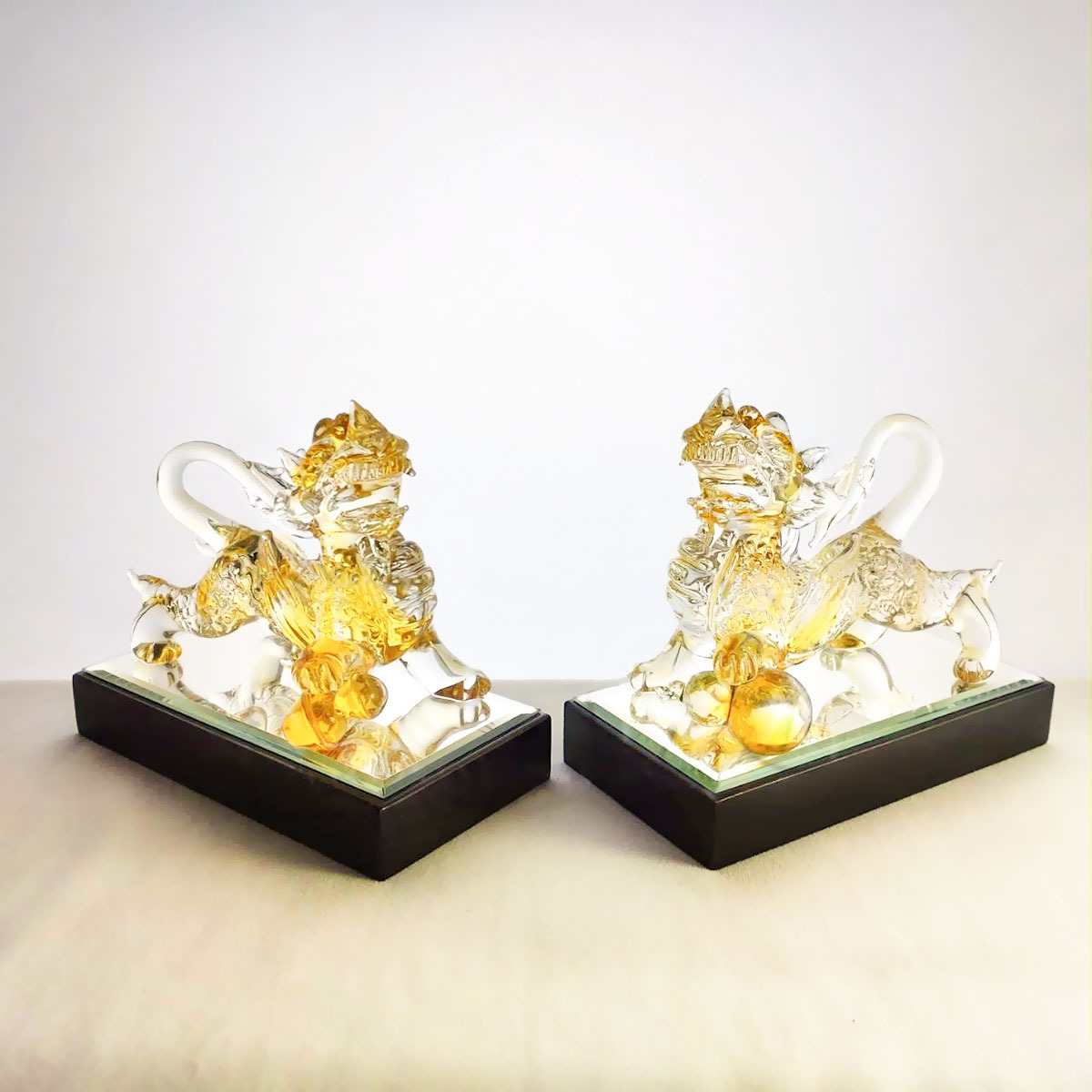 招財福祿貔貅(含木座)