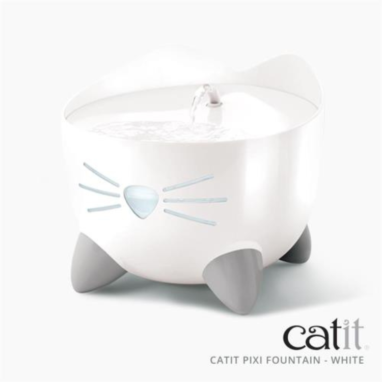 Catit Pixi Drinking Fountain - White