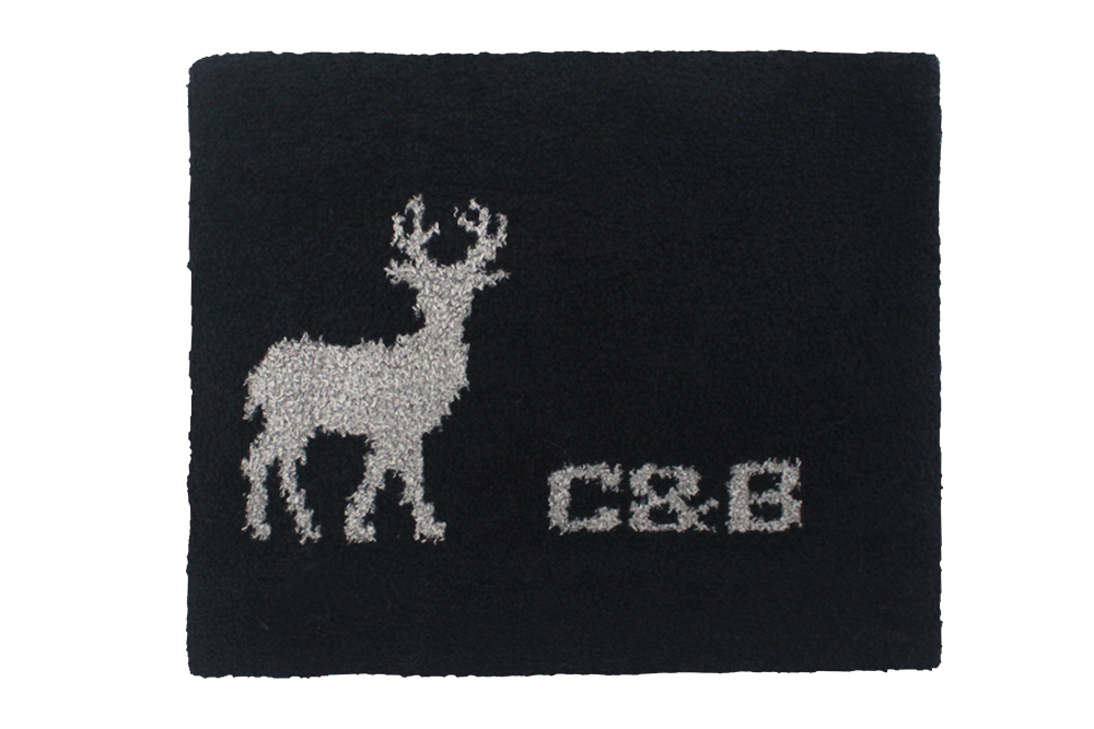 【肌暖】台灣製 經典麋鹿刺繡親膚保暖圍脖丨B9246