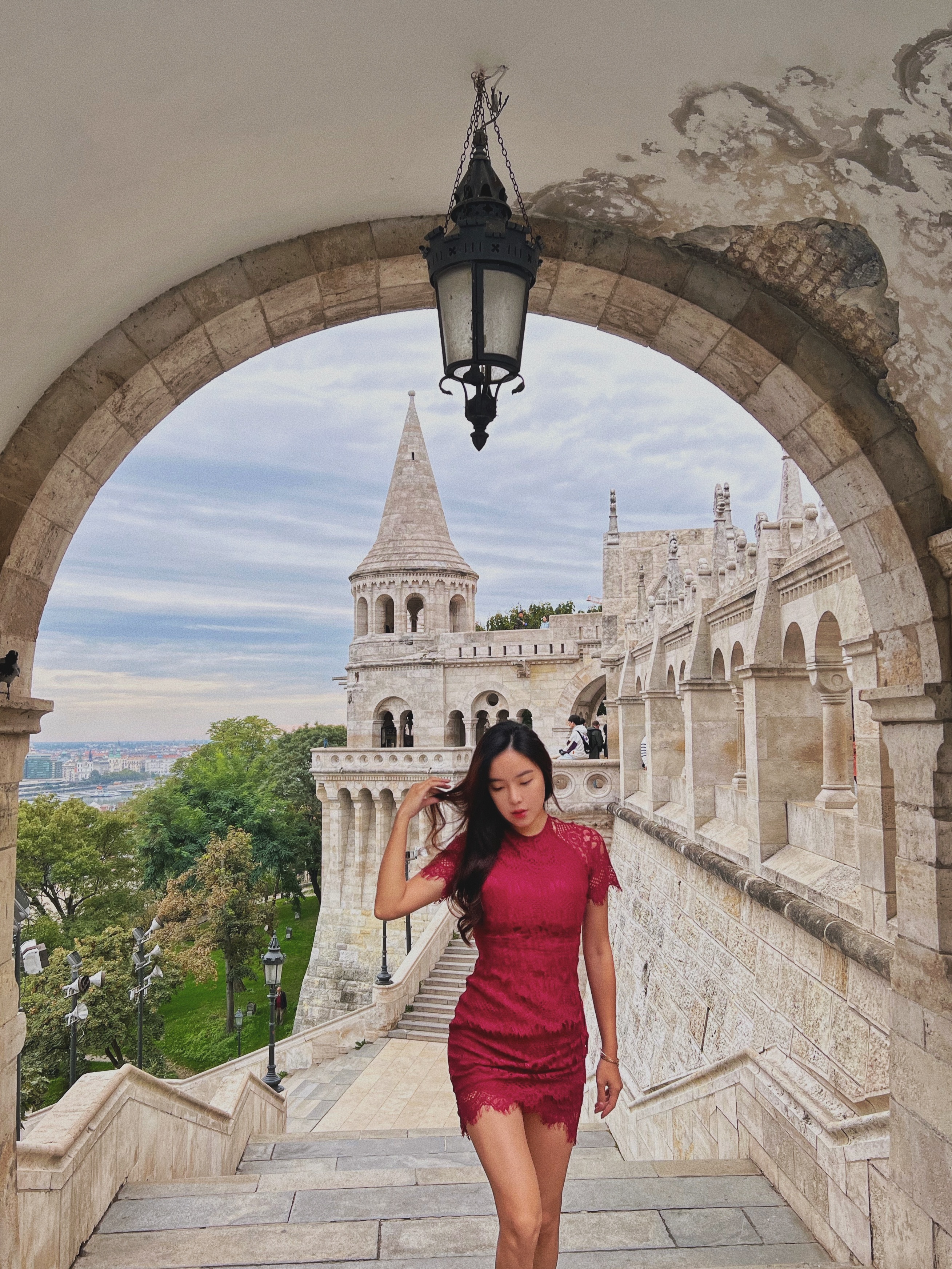 Grace 自然優雅 短袖蕾絲洋裝