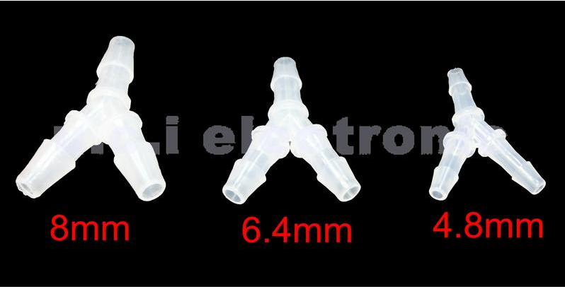 【UCI電子】 (L-1) Y型等徑三通多種型號軟管接頭多尺寸PE環保飲用水