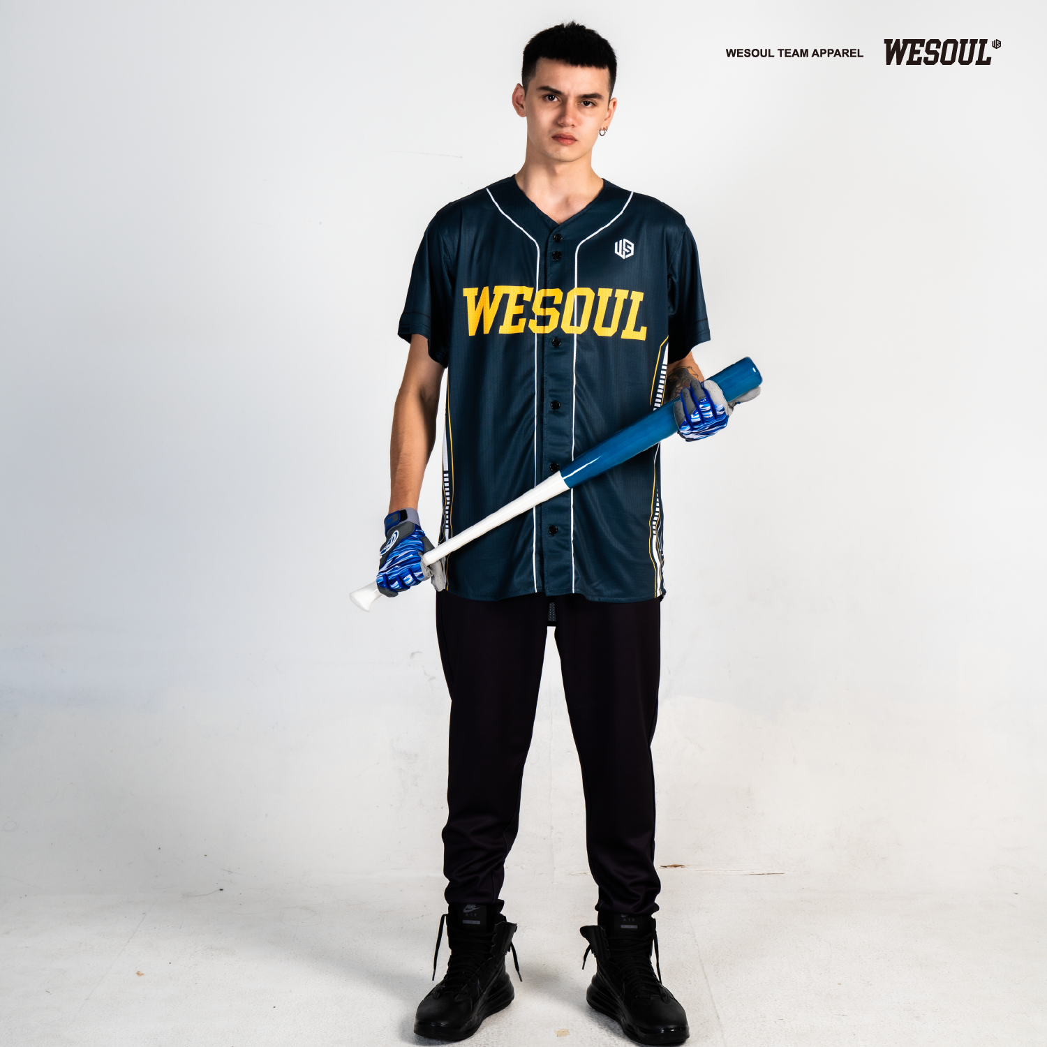 【WESOUL】WSB004 全客製棒壘球服（電磁脈衝）/ 客製隊徽，號碼，姓名不加價 / 球衣
