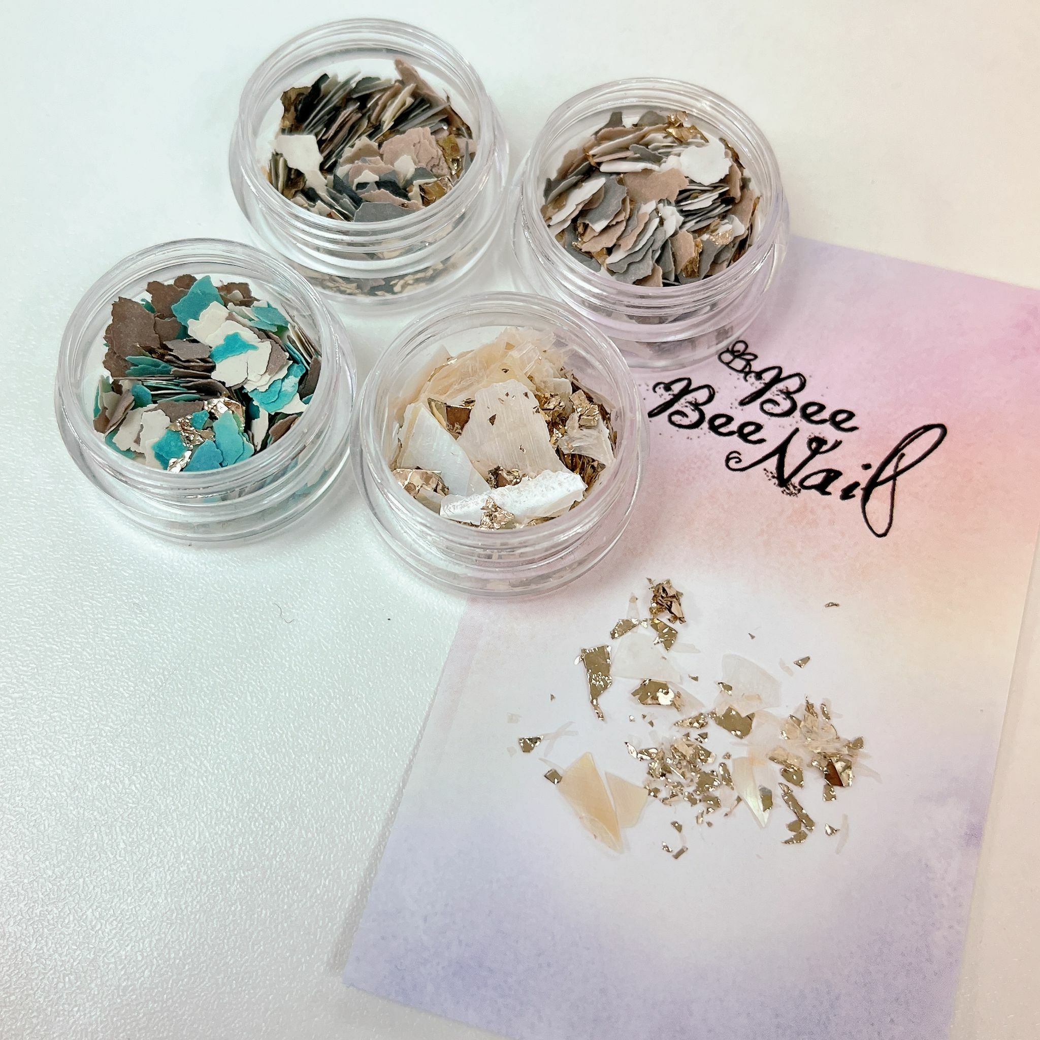 金箔貝殼片- 3色可選