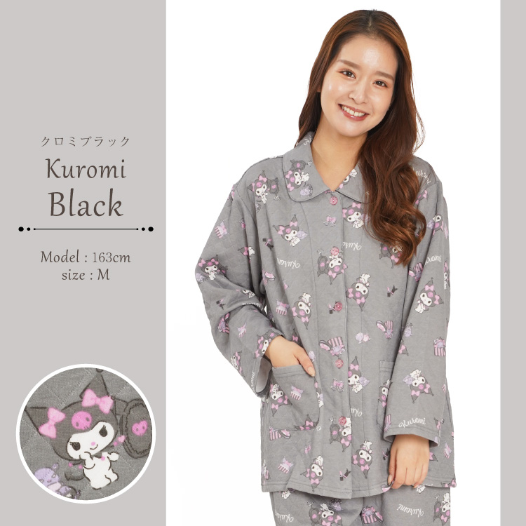 22213-KU Sanrio Kuromi 化粧品冬季睡衣套裝 #SZ22AW-1565