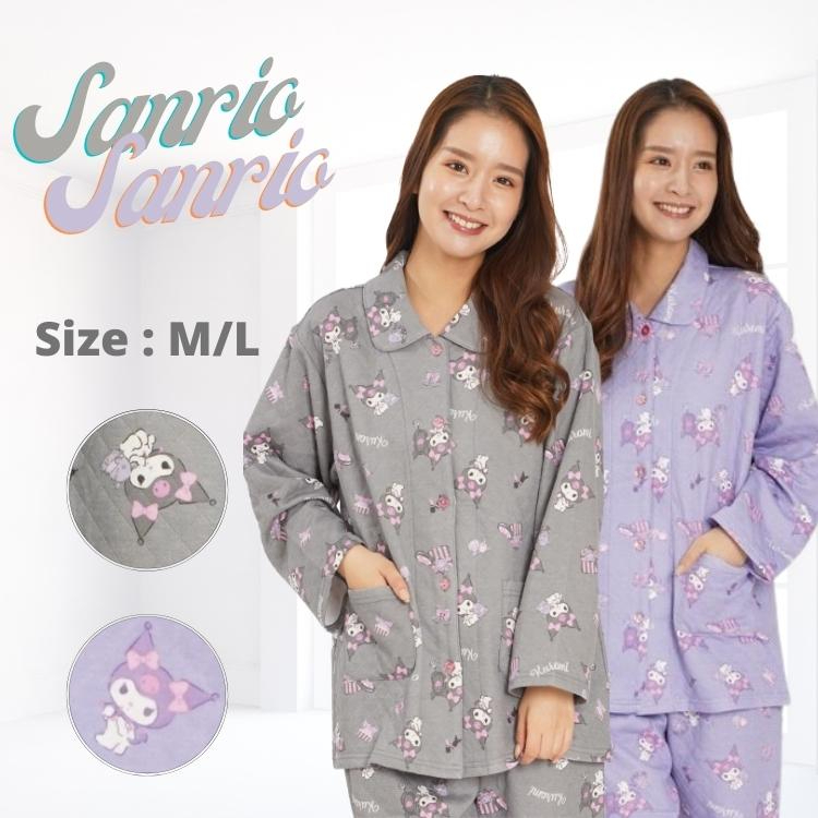 22213-KU Sanrio Kuromi 化粧品冬季睡衣套裝 #SZ22AW-1565