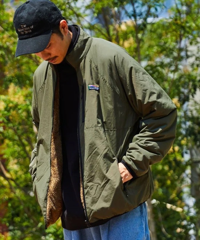 日本 FREAK'S STORE Nylon Fleece Reversible Blouson