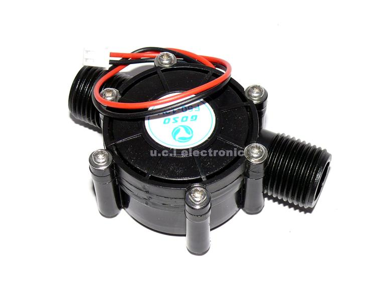 【UCI電子】(K-4) 5V 12V直流發電機小型水力試驗發電機管道式微型水力發電機水龍頭