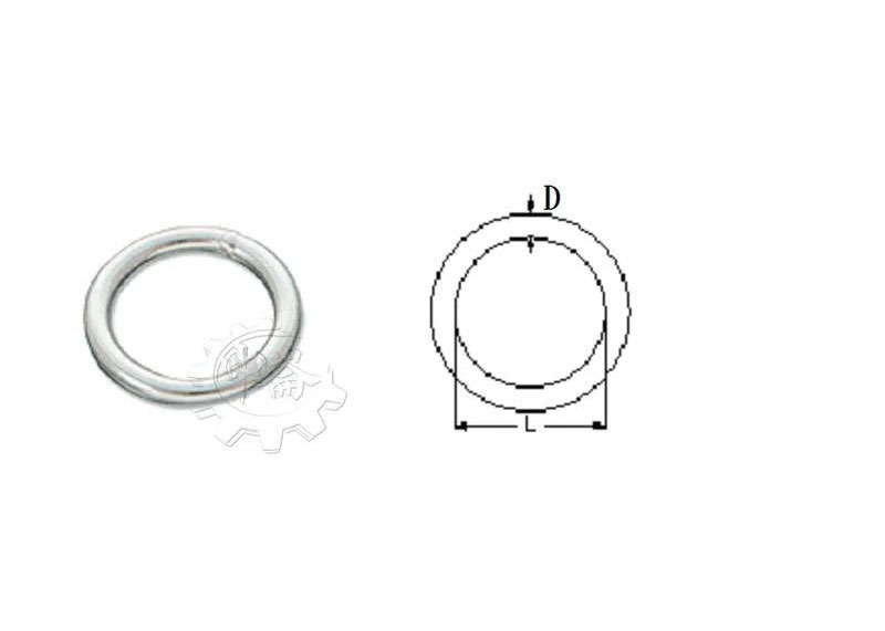 ＊中崙五金【附發票】台灣製 5mm*50mm 白鐵圓圈 材質: SUS304不銹鋼 型號 :YS317 白鐵環 白鐵圈