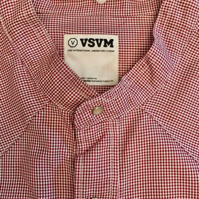 VISVIM RUST COLLAR CHECK SHIRT S/S ((S+)) *新品 (未使用) - RED SIZE L IN STOCK NOW (現貨發售中)