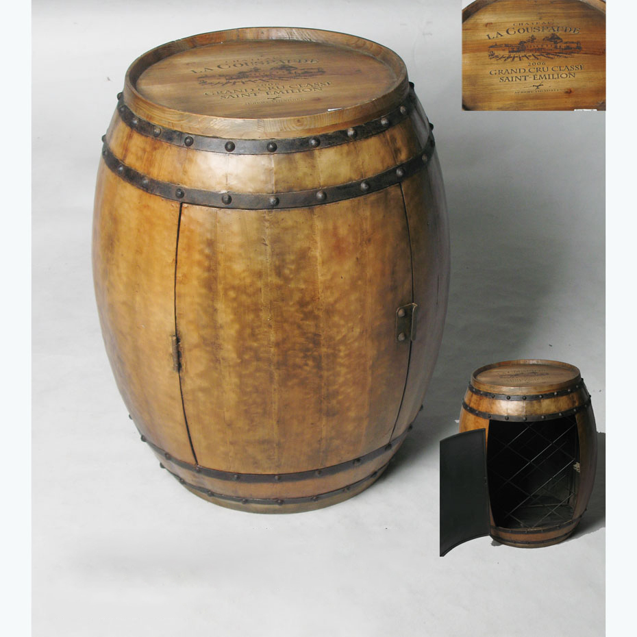 仿橡木桶單門酒櫃