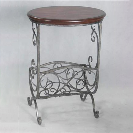 雜誌架橢圓桌几