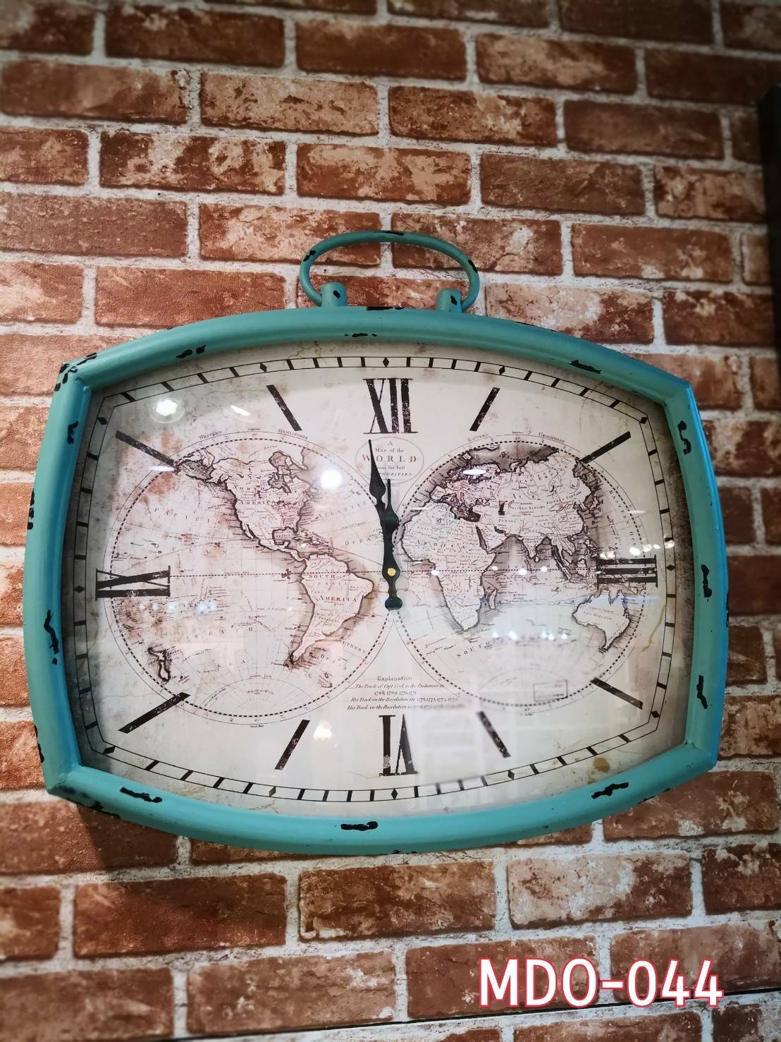 世界地圖掛鐘