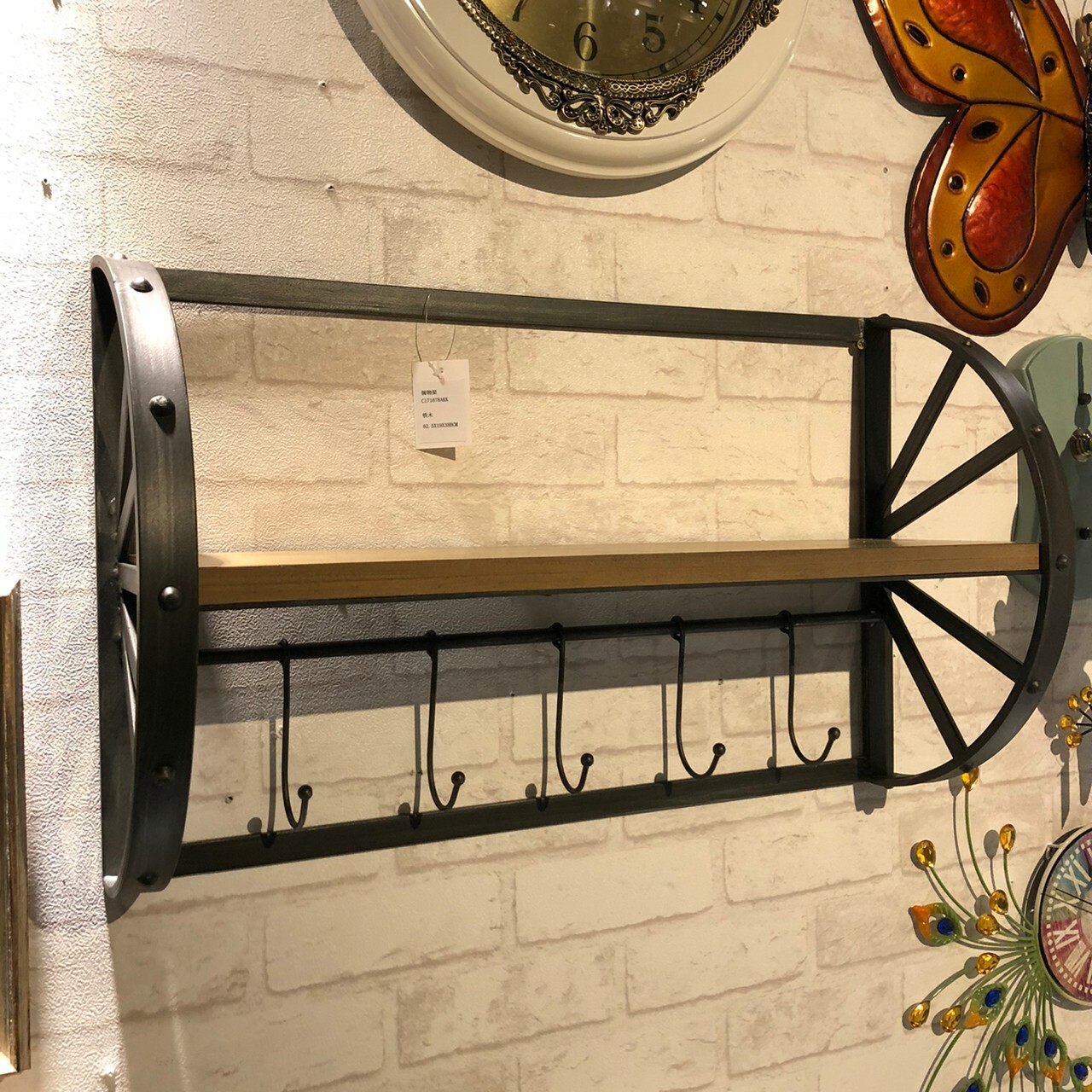 車輪造型壁掛架