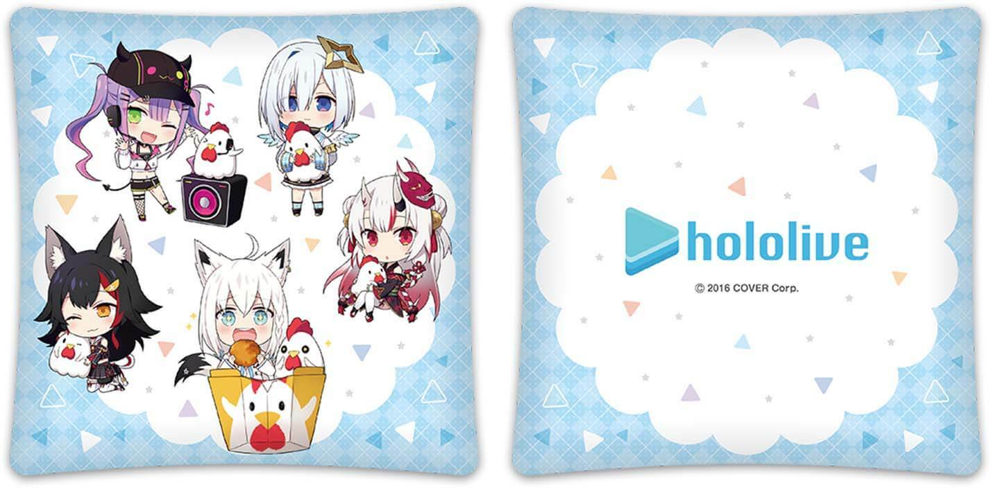 「官方代購」「第二團」 Hololive x Lawson 合作周邊 #8 Cushion     Fubuki🌽 Towa👾天音💫 百鬼😈 Mio🌲