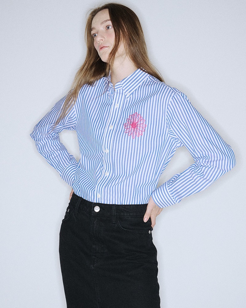 Mardi Mercredi COTTON SHIRT CANDY STRIPE