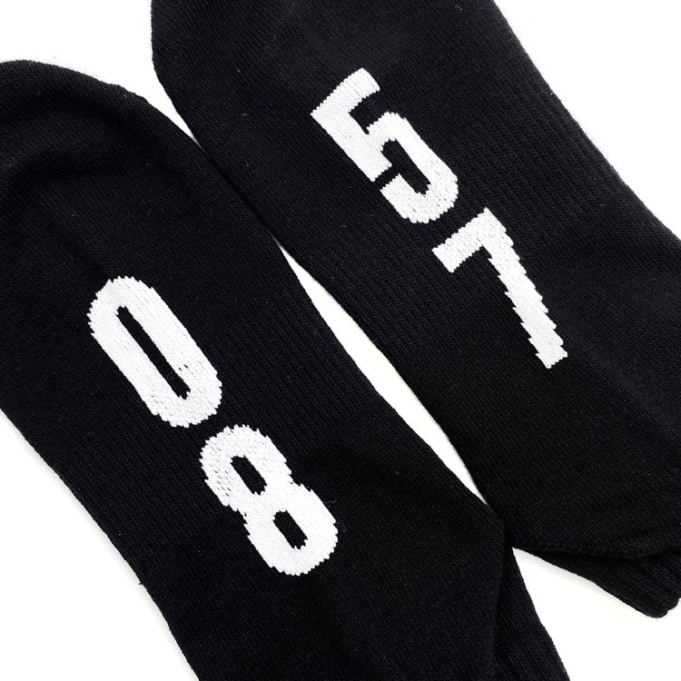 NICESOCKS 拎北五吉短襪-黑