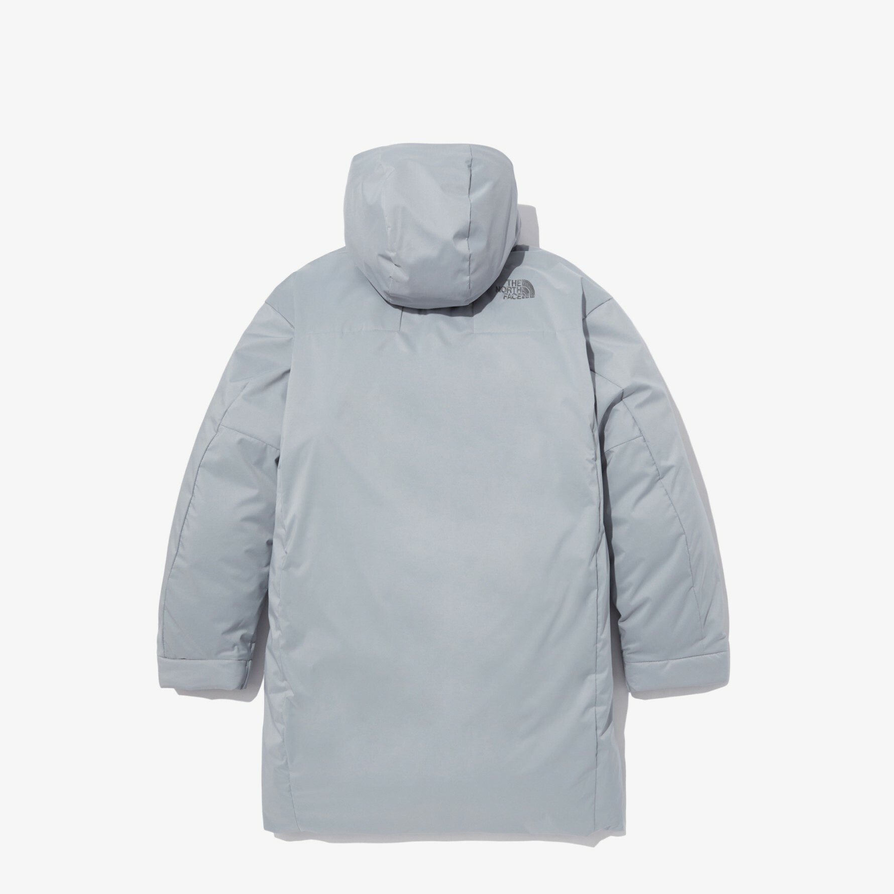 THE NORTH FACE AIR HEAT DOWN 長版 連帽 羽絨外套  淺灰 NC2DN50C