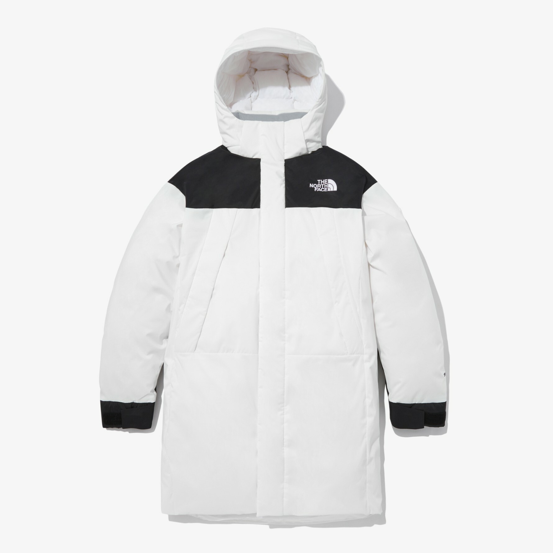 THE NORTH FACE AIR HEAT DOWN 長版 連帽 羽絨外套 白 NC2DN50D