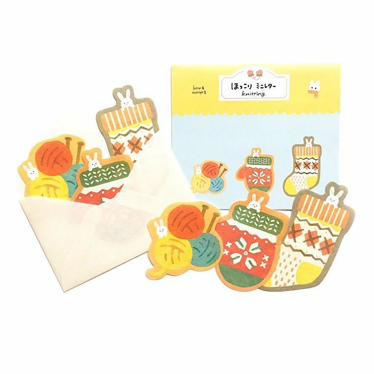 [Limited] Furukawashiko Die-cut Letter and Envelope Set－Heartwarming Winter Series (Japanese Stationery Brand)