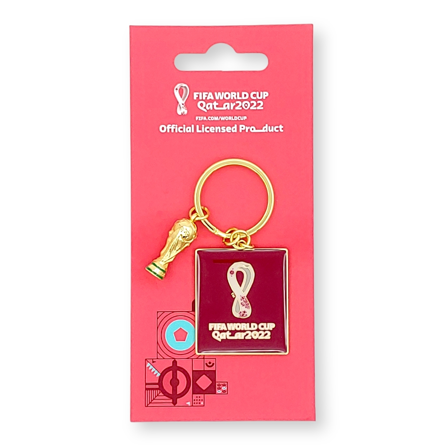 2022年世界盃迷你3D立體獎盃連大牌鎖匙扣