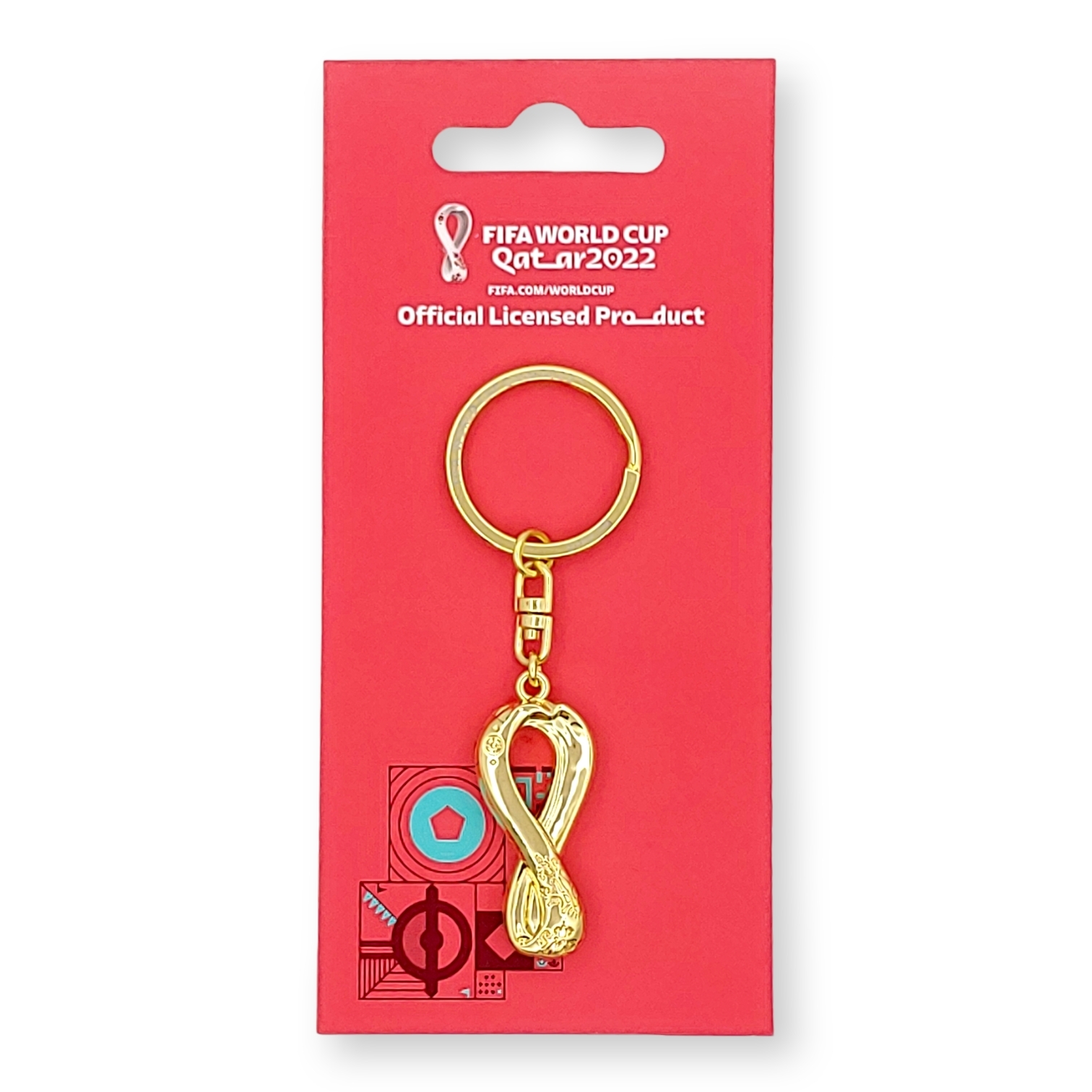 2022年世界盃迷你3D立體會徽鎖匙扣