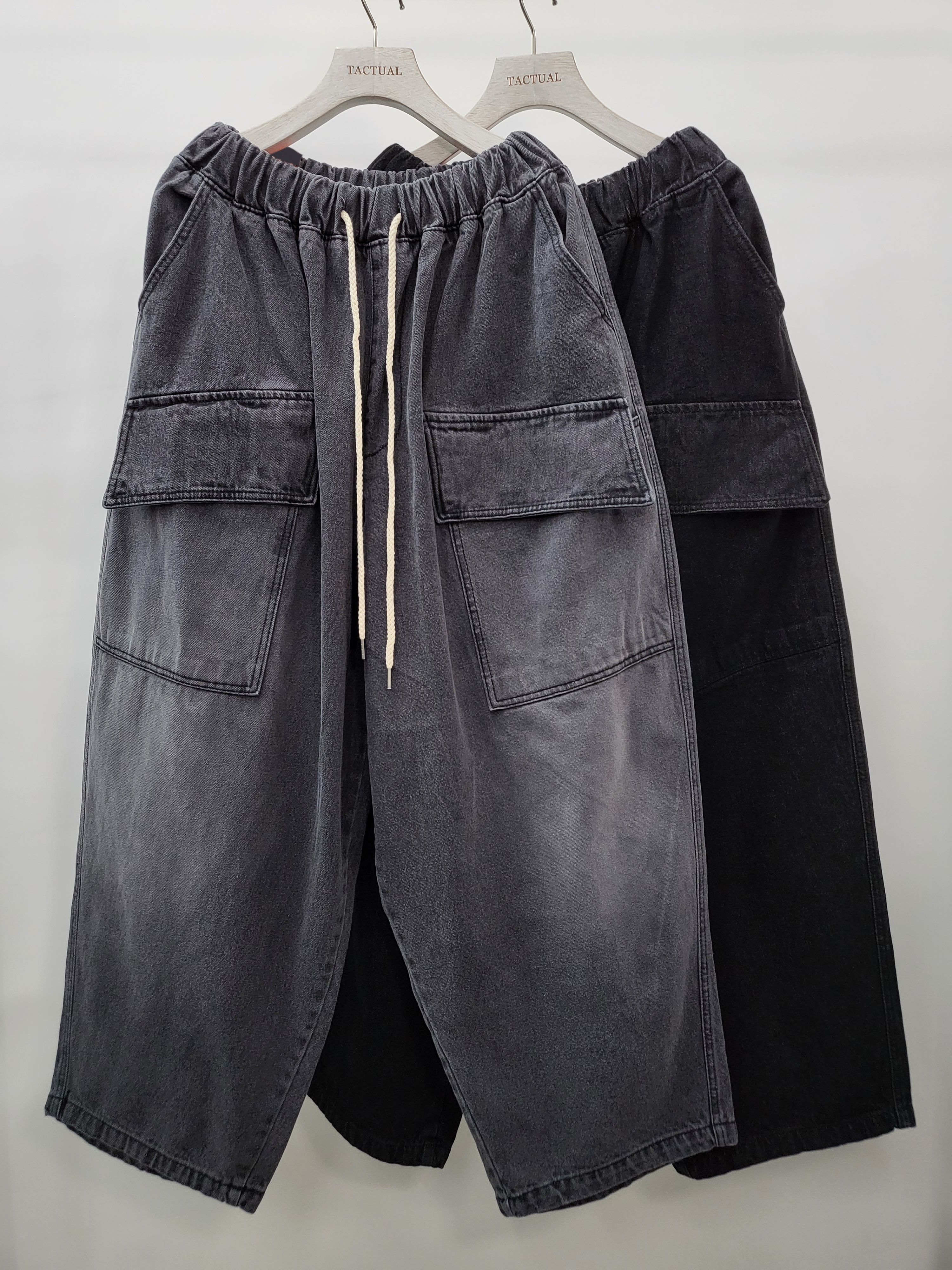 工裝鬆身牛仔褲 P2087