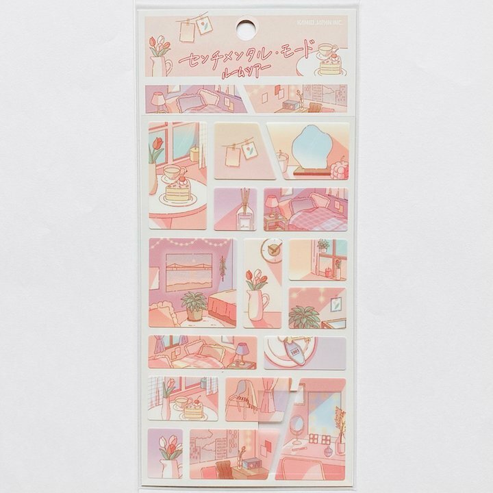 房間 半透明 漫畫景色貼紙｜日本Kamio