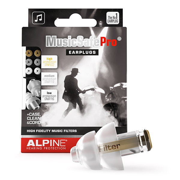 Alpine MusicSafe Pro 高保真音樂耳塞軟耳塞 低過敏性 耳塞 ALPINE-M-S-P